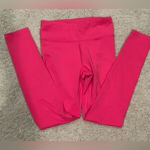Athleta Girl High Rise Hot Pink Chit Chat Tight Legging Sz L